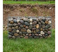 Actiasgear Galfan Coated Gabion Basket 100 X 50 X 50Cm Heavy Duty Wire Stone Cage