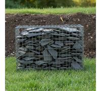 Actiasgear Galfan Coated Gabion Basket 100 X 80 X 30Cm Heavy Duty Wire Stone Cage
