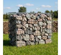 Actiasgear Galfan Coated Gabion Basket 100 X 90 X 30Cm Heavy Duty Wire Stone Cage
