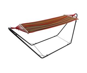 Actiasgear Mulitcolour Portable Hammock with Metal Stand Frame