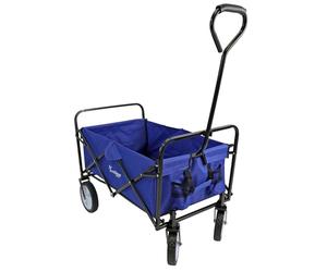 Actiasgear - Multi-Purpose Folding Festival Wagon/Garden Cart | Big Wheels & Holds 70kg (Blue)