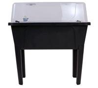 Actiasgear Raised Garden Planter With Lid, Plastic Elevated Planter Box For Outdoor Growing