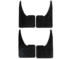Actiasgear Universal Rubber Car Mudflaps Black 4pcs Heavy Duty Front and Rear Mud Flaps