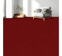 Actiasmat 50x50cm Carpet Tiles 5 Sq M Contract Flooring Tiles with Heavy Duty Bitumen Backing 20 Pack (Red, 5 Sq. M)