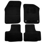Actiasmat - Black Tailored 4-Piece Set Carpet Car Mats for Seat Mii 2012 Onwards with Anti-Slip Backing