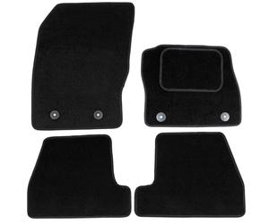 Actiasmat Custom Fit Black Replacement Car Floor Mats for Ford Focus Mk3 2011-2018 Face Lift | 4 Piece Set (Carpet)