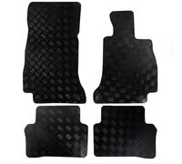 Actiasmat Custom Fit Black Replacement Car Floor Mats for Mercedes E Class W213 Saloon 2016 Onwards | 4 Piece Set (Heavy Duty Rubber)