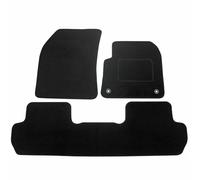 Actiasmat Custom Fit Black Replacement Car Floor Mats for Peugeot 3008 Mk2 2017 Onwards | 3 Piece Set (Carpet)
