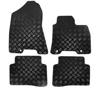 Actiasmat - Custom Fit Black Rubber Floor Mats for Kia Sportage MK4 2016 Onwards | 4-Piece Set