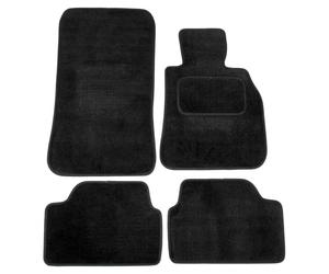 Actiasmat - Custom Fit Car Floor Mats for BMW 1 Series E87 2004-2011 | 4-Piece Black Carpet Set