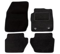 Actiasmat - Custom Fit Car Floor Mats for Ford Fiesta 2009-2011 | Black Carpet 4 Piece Set