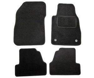 Actiasmat - Custom Fit Car Floor Mats for Vauxhall Mokka 2012 Onwards | 4-Piece Black Carpet Set