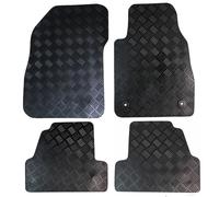 Actiasmat Custom Fit Car Floor Mats for Vauxhall Mokka 2012 Onwards | 4-Piece Black Set (Heavy Duty Rubber)