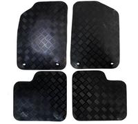 Actiasmat Fits Fiat 500 Car Mats Tailored Rubber 2012 Onwards 4Pc Black Floor Set