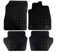 Actiasmat Fits Ford Fiesta Mk8 Car Mats Tailored Rubber 2017 Onwards 4Pc Black Floor Set