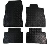 Actiasmat Fits Nissan Juke Car Mats Tailored Rubber 2010 To 2019 4Pc Black Floor Set