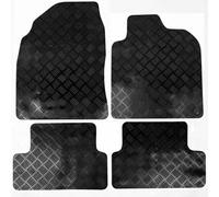 Actiasmat Fits Nissan Qashqai Car Mats Tailored Rubber Mk1 2007-2013 4Pcs Black Floor Set