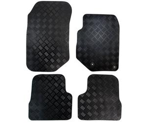 Actiasmat Fits Vauxhall Corsa F Car Mats Tailored Rubber 2020 Onwards 4Pc Black Floor Set
