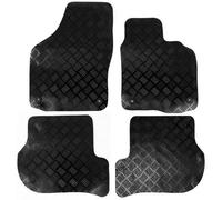 Actiasmat Fits Vw Golf Mk 6 Deluxe Tailored Rubber Car Mats 2008-2013 Black 4Pc Floor Set