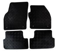 Actiasmat Fits Vw Polo Mk6 2018 Onwards Tailored Rubber Car Mats Black 4Pc Floor Set