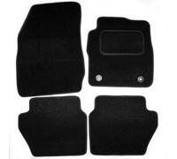 Actiasmat For Ford Fiesta Car Mats Tailored Carpet Mk7 2011 To 2017 4Pcs Black Floor Set