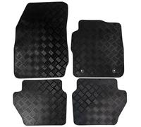 Actiasmat Ford Fiesta Mk7 2011 to 2017 Deluxe Tailored Replacement Car Mats 4pcs Full Floor Set (Heavy Duty Rubber)