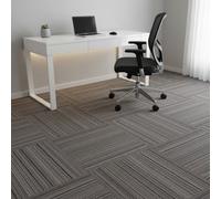 Actiasmat Heavy Duty Grey Carpet Tiles 20 Pack, 5M² Contract Flooring