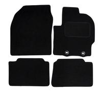 Actiasmat - Mazda 2 Hybrid Car Floor Mats (2022 Onwards) | Tailored 4-Piece Black Carpet Set with Anti-Slip Backing & Driver Heel Pad