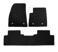 Actiasmat MG MG5 EV Car Floor Mat Set with Heel Pad, Custom Fit Carpet 2020 Onwards, Black, 3-Piece