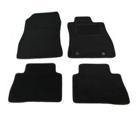 Actiasmat Nissan Juke Car Mats For 2010 To 2019 Tailored Carpet 4Pc Black Floor Set