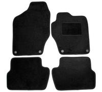 Actiasmat Peugeot 308 Mk1 2007-2013 Fully Tailored Carpet Car Mats Black 4Pc Floor Mat Set