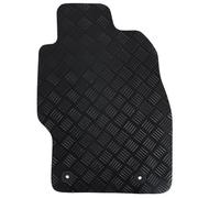 Actiasmat Rubber Driver Side Car Mat for Vauxhall Corsa D E 2006-2019 | Custom-fit rubber driver side mat for Vauxhall Corsa D & E 2006-2019 with anti-slip backing and 2 eyelets.