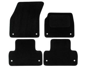 Actiasmat Tailored Black Replacement Floor Mat Set for Range Rover Evoque 2011-2018 & Range Rover Discovery Sport 2014-2020 | Custom Fit (Carpet)