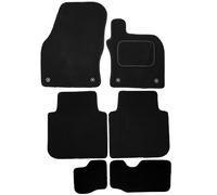 Actiasmat - Tailored Car Floor Mats, Black, Custom Fit for VW Tiguan Allspace 2018 Onwards