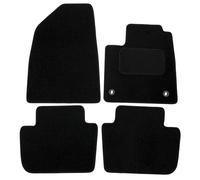 Actiasmat Tailored Carpet Car Floor Mats for MG4 EV 2022 Onwards - Custom Fit 4 Piece Set - Anti-Slip Backing with Driver Heel Pad - Black
