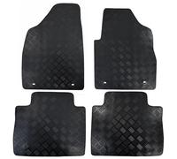 Actiasmat Tailored Replacement Car Mats for MG HS Automatic 2019 Onwards 4 Piece Set Black (Heavy Duty Rubber)