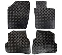 Actiasmat Volkswagen Polo MK5 2009-2017 Models Tailored Black Replacement Car Floor Mats | 4 Piece Set (Heavy Duty Rubber)