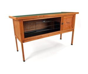 Actiaspet 4ft Wooden Rabbit Guinea Pig Hutch (Wood, 1 Tier)