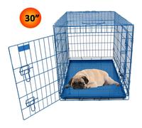 Actiaspet Blue 30in Dog Metal Training Cage