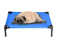 Actiaspet Blue Elevated Mesh Pet Bed Medium