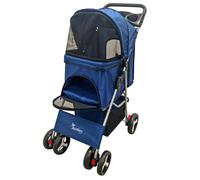 Actiaspet Dark Blue Folding Pushchair Pet Stroller