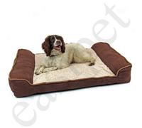 Actiaspet Deluxe Brown Orthopaedic Soft Dog Pet Warm Sofa Bed Pillow Cushion Chair Extra Large