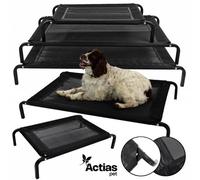Actiaspet Elevated Dog Bed Pet Cat Mesh Camping Cot Indoor Outdoor Waterproof Small