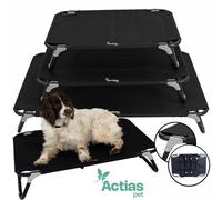 Actiaspet Elevated Dog Bed Pet Cat Raised Folding Camping Cot Indoor Outdoor Waterproof Small