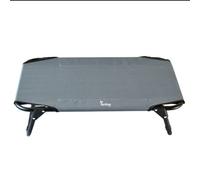 Actiaspet Elevated Dog Bed Pet Cat Raised Folding Camping Cot Indoor Outdoor Waterproof Small Grey