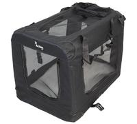 Easipet Medium Fabric Pet Travel Carrier Black