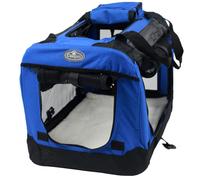 Easipet Fabric Soft Pet Crate Kennel Cage Carrier House Dog Cat Blue Large