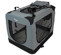 Actiaspet Fabric Pet Carrier Ventilated Grey Large