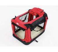 Actiaspet Fabric Soft Pet Crate Kennel Cage Carrier House Dog Cat Red Xl