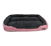 Actiaspet Faux Fur Pet Bed Pink/grey Xxl